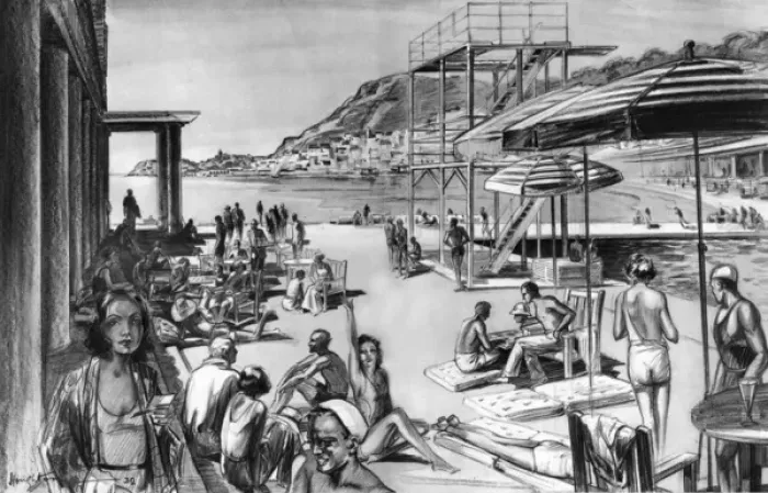 Framed Print : The Tannery at Monte Carlo Beach Framed Print : The Tannery at Monte Carlo Beach