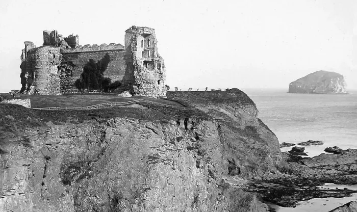 Framed Print : Tantallon Castle and Bass Rock Victorian period Framed Print : Tantallon Castle and Bass Rock Victorian period