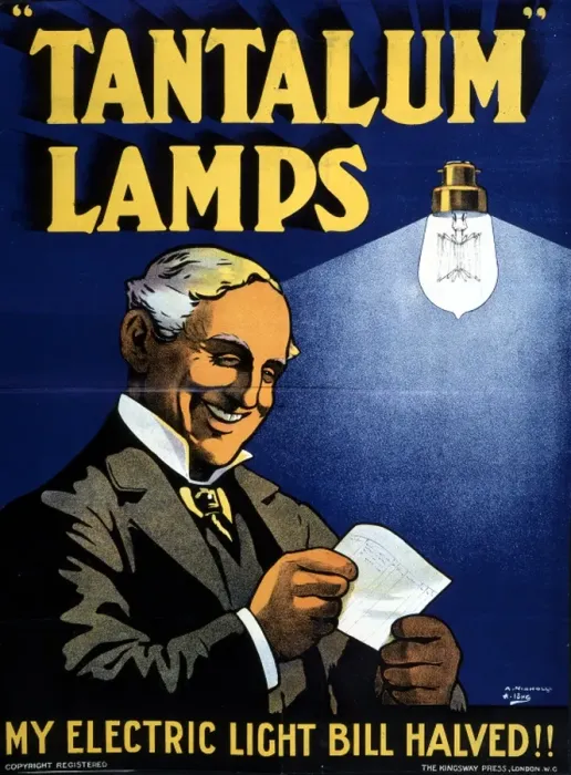Framed Print : Tantalum electric lamps Framed Print : Tantalum electric lamps