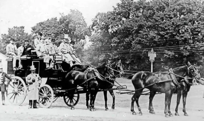 Framed Print : A Tantivy Coach, Victorian period Framed Print : A Tantivy Coach, Victorian period
