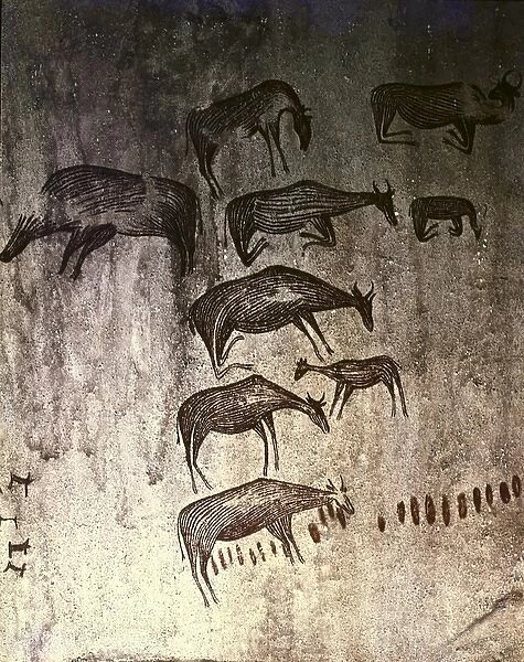 Tanzania. Kondoa Irangi. Koro rock paintings