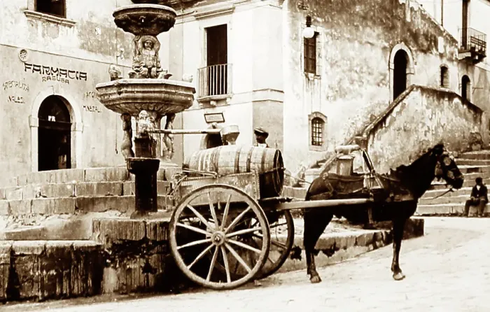 Framed Print : Taormina, Sicily, Italy, early 1900s
