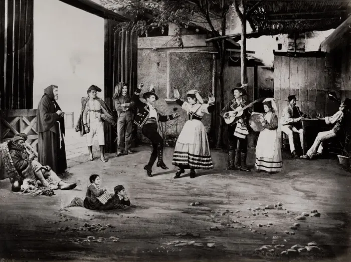 Framed Print : The Tarantalla, Italin folk dance, photo-composition Framed Print : The Tarantalla, Italin folk dance, photo-composition