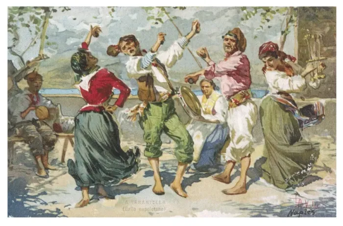 Framed Print : Tarantella on Terrace Framed Print : Tarantella on Terrace