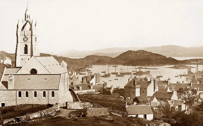 Framed Print : Tarbert, Loch Fyne, Scotland, Victorian period Framed Print : Tarbert, Loch Fyne, Scotland, Victorian period