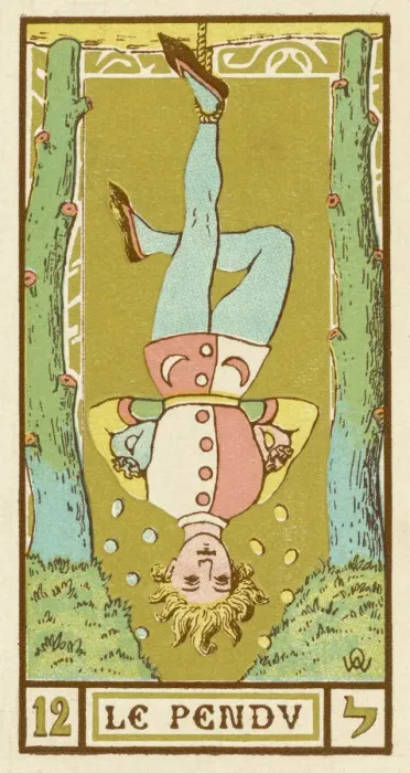 Framed Print : Tarot Card 12 - Le Pendu (The Hanged Man) Framed Print : Tarot Card 12 - Le Pendu (The Hanged Man)