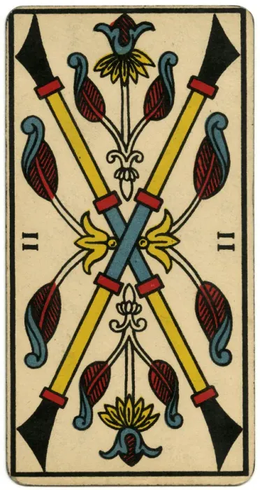Framed Print : Tarot Card - Baton II Framed Print : Tarot Card - Baton II