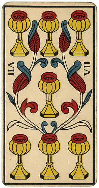 Tarot Card - Coupe (Cup) VII