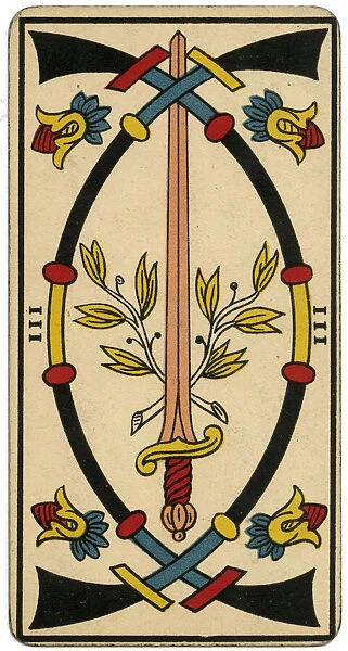 Tarot Card - Epees (Swords) III