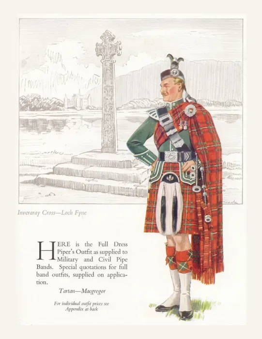 Framed Print : Tartan Macgregor, standing in front of Inveraray Cross, Loch Fyne Framed Print : Tartan Macgregor, standing in front of Inveraray Cross, Loch Fyne