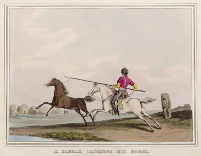 Framed Print : Tartar and Horse Framed Print : Tartar and Horse