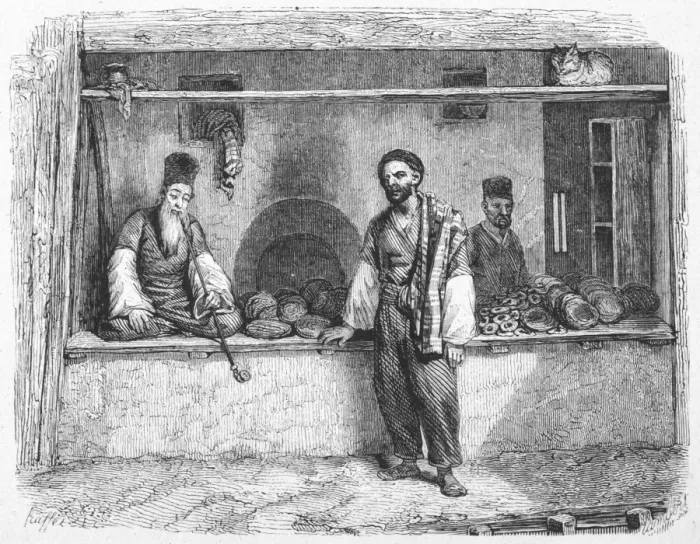 Framed Print : Tartar Selling Bread Framed Print : Tartar Selling Bread