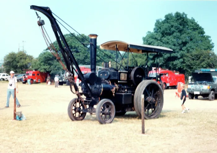 Framed Print : Tasker Crane Tractor number: 1833, The Fox Framed Print : Tasker Crane Tractor number: 1833, The Fox