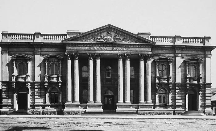 Framed Print : Tasmania Launceston Custom House pre-1900 Framed Print : Tasmania Launceston Custom House pre-1900