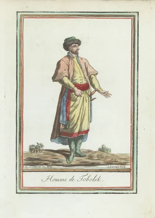 Framed Print : Tatar man of Tobolsky Framed Print : Tatar man of Tobolsky