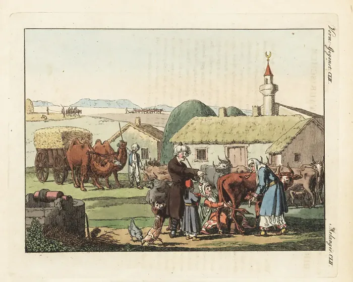 Framed Print : Tatar peasants of the Crimean peninsula (Ukraine) Framed Print : Tatar peasants of the Crimean peninsula (Ukraine)