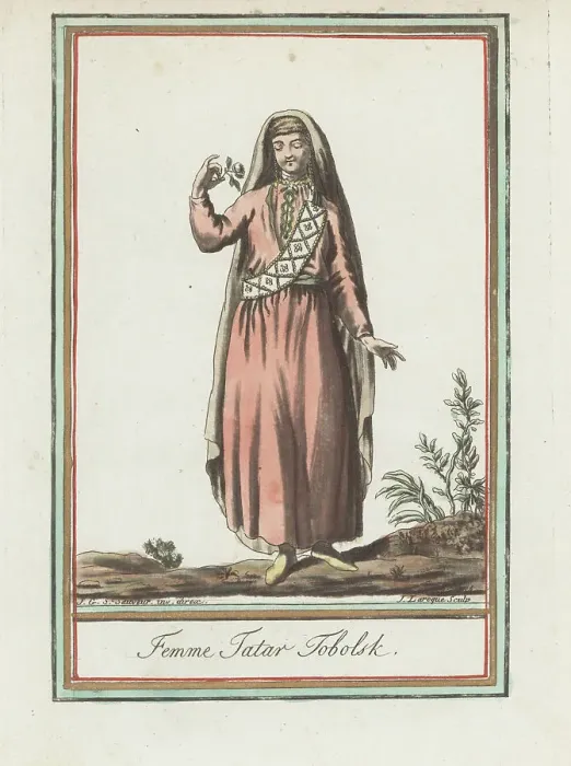 Framed Print : Tatar woman of Tobolsky Framed Print : Tatar woman of Tobolsky