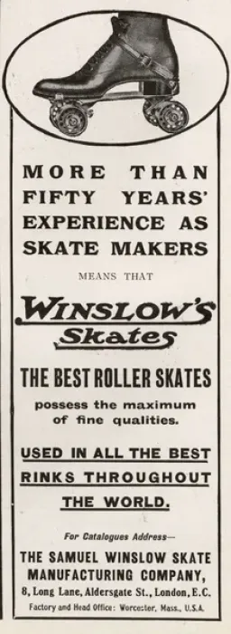 Framed Print : Tatler advertisment for Winslows Skates Framed Print : Tatler advertisment for Winslows Skates