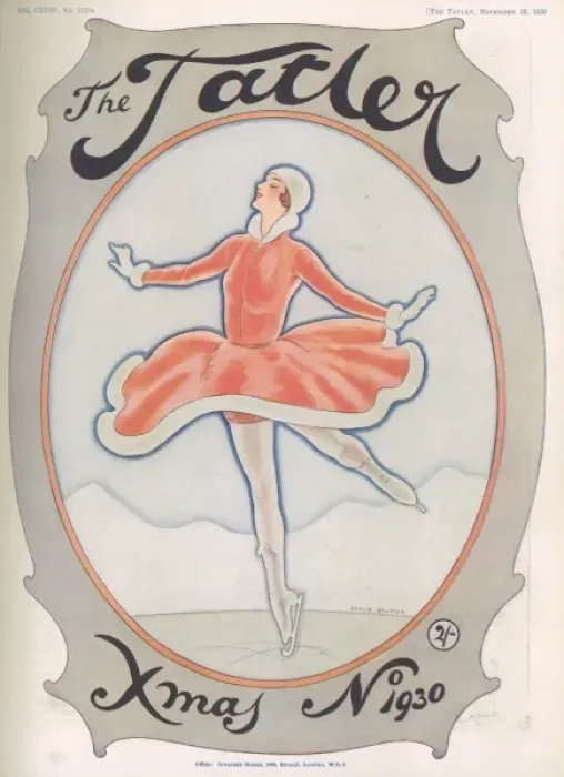 Framed Print : The Tatler Christmas Number 1930 Framed Print : The Tatler Christmas Number 1930
