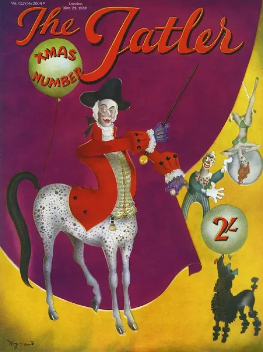 Framed Print : Tatler Christmas Number cover 1939 Framed Print : Tatler Christmas Number cover 1939