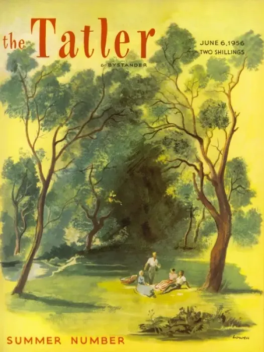 Framed Print : The Tatler front cover 1956 Framed Print : The Tatler front cover 1956