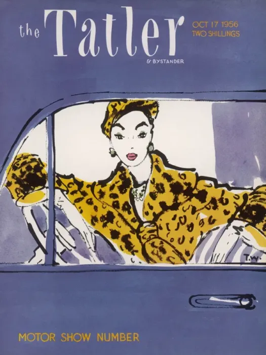 Framed Print : Tatler cover 1956 Framed Print : Tatler cover 1956