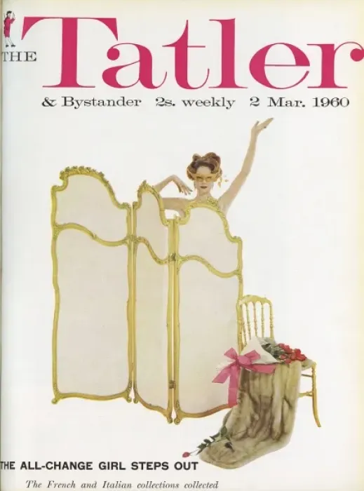 Framed Print : Tatler front cover, 2 March 1960 Framed Print : Tatler front cover, 2 March 1960