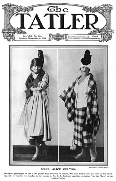 Framed Print : Tatler cover - Alice Delysia Framed Print : Tatler cover - Alice Delysia