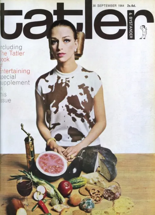 Framed Print : Tatler front cover, Entertaining issue, 1964 Framed Print : Tatler front cover, Entertaining issue, 1964