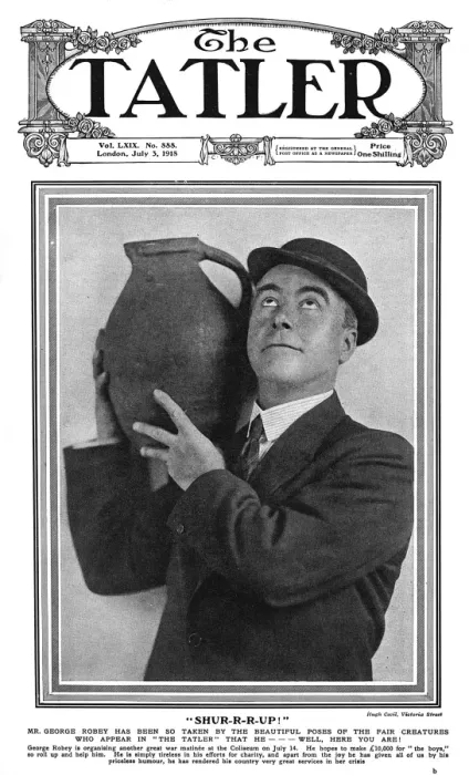 Framed Print : Tatler cover - George Robey Framed Print : Tatler cover - George Robey