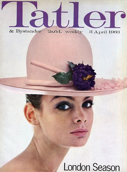Tatler front cover, London Season 1963 - Jean Shrimpton