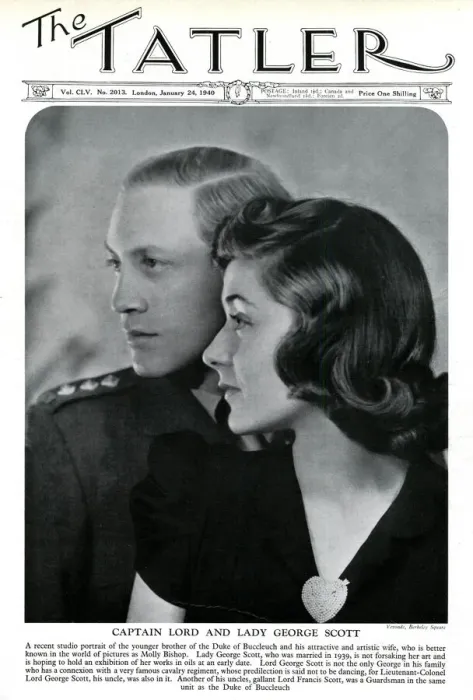 Framed Print : Tatler cover, Lord and Lady George Scott by Madame Yevonde Framed Print : Tatler cover, Lord and Lady George Scott by Madame Yevonde