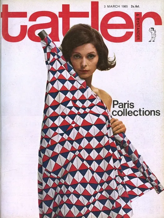 Framed Print : Tatler front cover - Paris Collections - 1965 Framed Print : Tatler front cover - Paris Collections - 1965