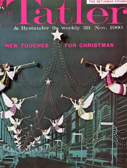 Framed Print : Tatler Front Cover - Photograph of early design model of upcoming Regent Street Christmas decorations designed by Beverley Pick Framed Print : Tatler Front Cover - Photograph of early design model of upcoming Regent Street Christmas decorations designed by Beverley Pick