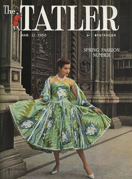 Tatler cover - Pucci dress, 1958