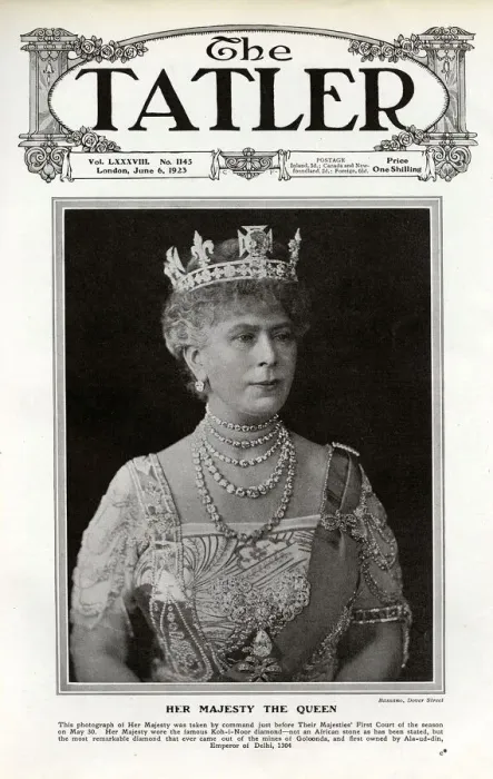 Framed Print : Tatler cover - Queen Mary Framed Print : Tatler cover - Queen Mary