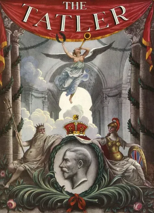 Framed Print : Tatler front cover - Silver Jubilee of King George V Framed Print : Tatler front cover - Silver Jubilee of King George V