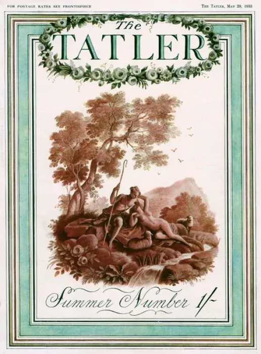 Framed Print : Tatler front cover - Summer Number 1935 Framed Print : Tatler front cover - Summer Number 1935