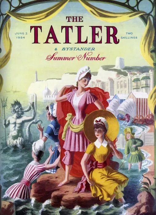 Framed Print : Tatler Cover, Summer Number 1954 Framed Print : Tatler Cover, Summer Number 1954