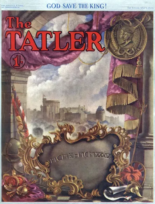 Framed Print : Tatler - George V Silver Jubilee front cover Framed Print : Tatler - George V Silver Jubilee front cover