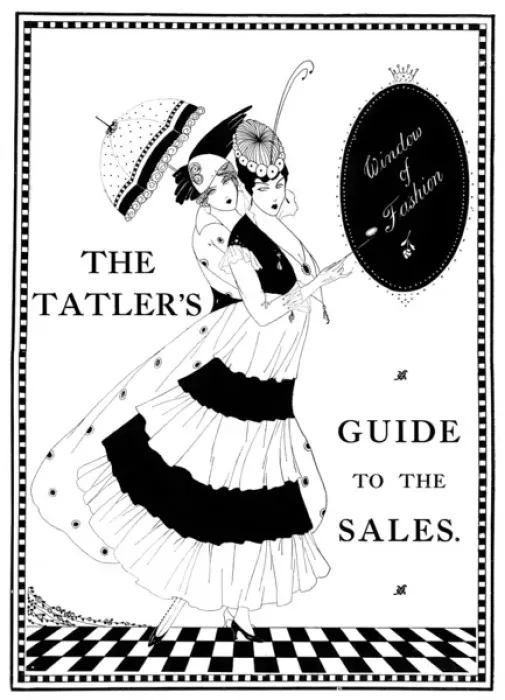 Framed Print : The Tatler Guide to Sales - WW1 fashion Framed Print : The Tatler Guide to Sales - WW1 fashion