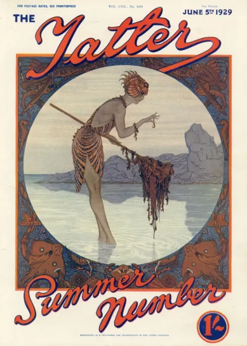 Framed Print : The Tatler Summer Number front cover, 1929 Framed Print : The Tatler Summer Number front cover, 1929