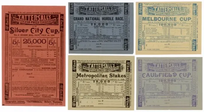 Framed Print : Tattersall Racing Tickets Framed Print : Tattersall Racing Tickets