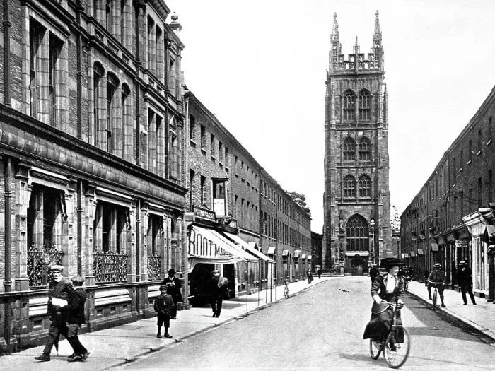 Framed Print : Taunton St. Mary's Church early 1900s Framed Print : Taunton St. Mary's Church early 1900s