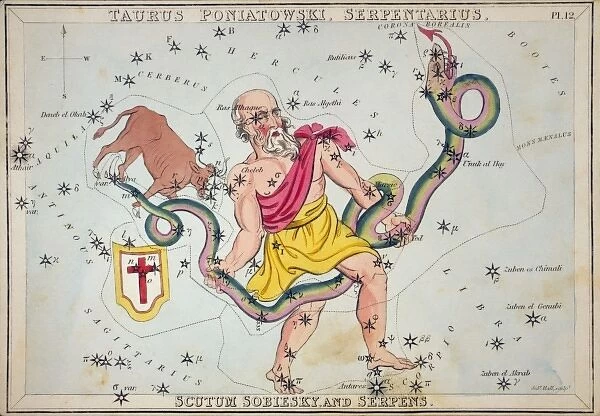 Taurus Poniatowski, Serpentarius, Scutum Sobiesky, and Serpe