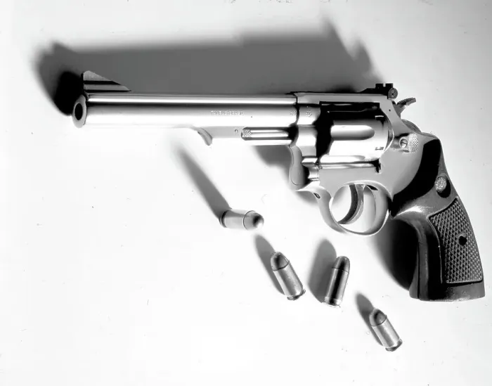 Framed Print : Taurus revolver Framed Print : Taurus revolver