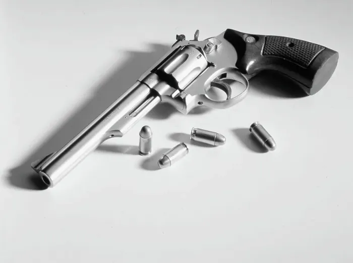Framed Print : Taurus revolver Framed Print : Taurus revolver