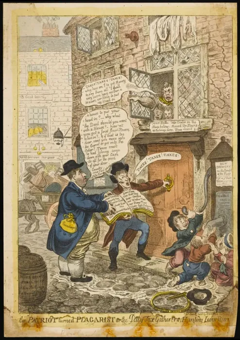 Framed Print : TAX COLLECTORS 1806 Framed Print : TAX COLLECTORS 1806