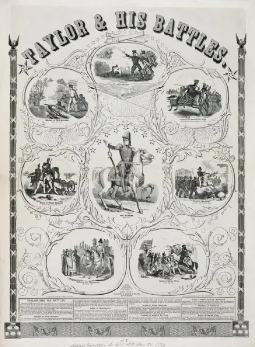 Framed Print : Taylor & his battles Framed Print : Taylor & his battles