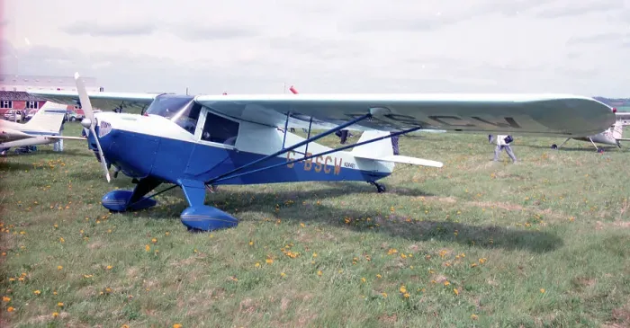 Framed Print : Taylorcraft BC-65 G-BSCW Framed Print : Taylorcraft BC-65 G-BSCW